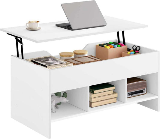 Mesa de Centro Elevable Urban White – Funcionalidad inteligente en tu salón